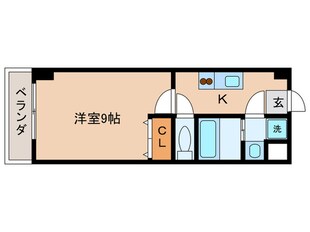 エリーフラッツ桂南の物件間取画像